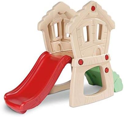 Little Tikes Hide And Seek Climber Slide red and green with tunnel and windows