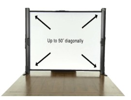 Epson ES1000 Ultra Portable Tabletop Projection Screen - projector screens