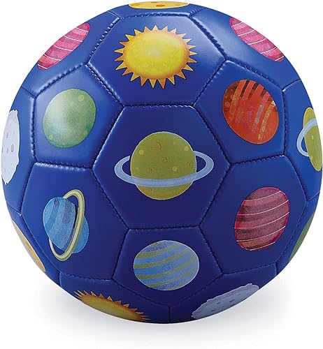 Crocodile Creek 2214-1 3 Blue Soccer Ball Solar System