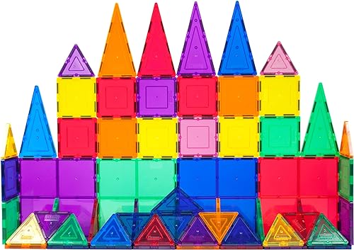 PicassoTiles 60 Piece Set Magnet Building Tiles