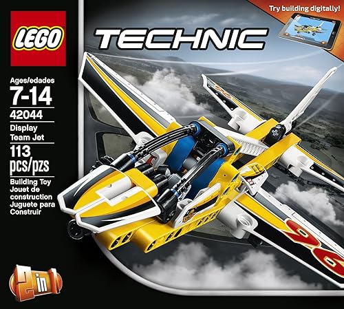 Best Technic LEGO Aircraft - LEGO Technic Display Team Jet 42044 Building Kit