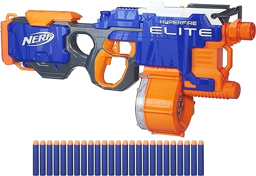 Nerf N Strike HyperFire Blaster blue and orange