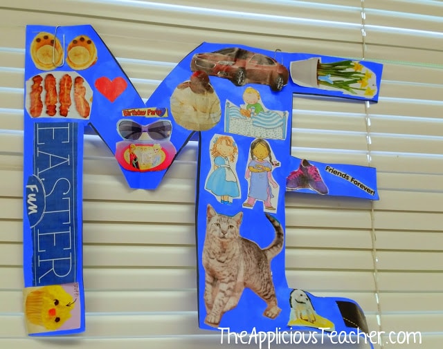 All About ME posters cutou to for the first week of school