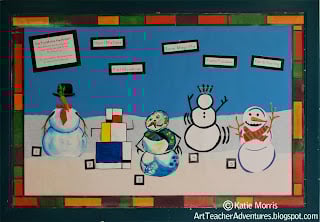 Art History Unique Bulletin Board Ideas With Snowman