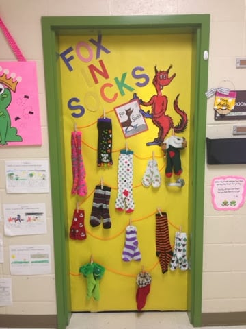 Dr Seuss Fox In Socks Unique Door Decorations