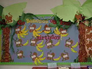 Go Bananas On Your Birthday Bulletin Board idea