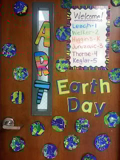 Happy Earth Day Art Classroom Door Decorations Ideas For Earth Day you can also use as a Earth Day bulletin board idea
