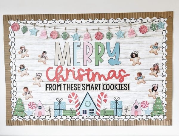 Merry Christmas From These Smart Cookies Christmas Unique Bulletin Board Idea