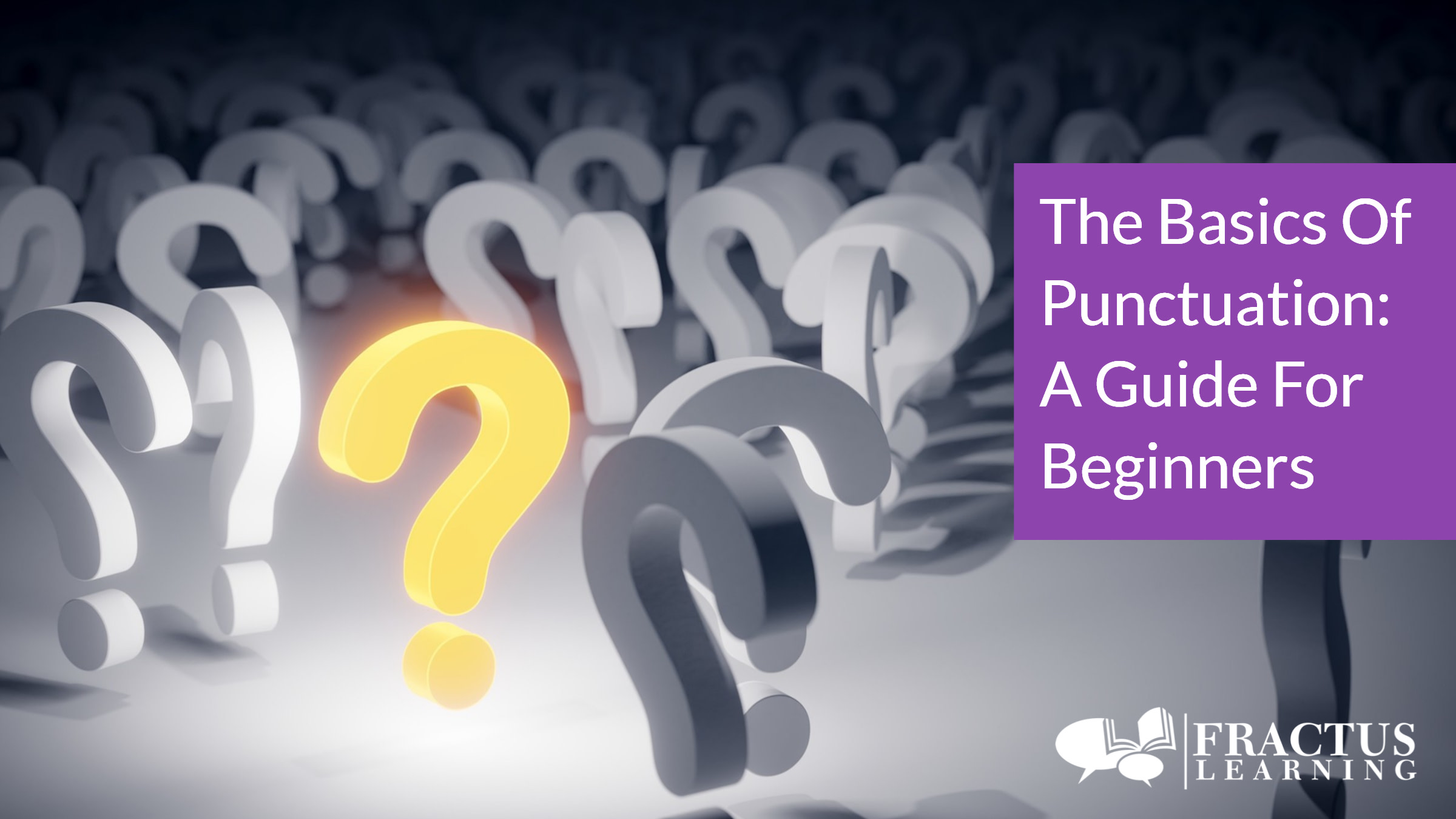 Use our punctuation guide for beginners to get your feet wet in the world of punctuation.