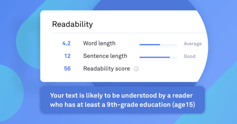 Readability Score in Grammarly Report