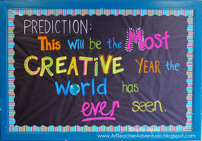 the most creative year bulletin board
