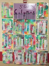 third graders greek columns
