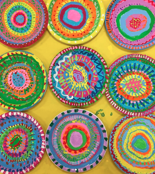 third graders art bulletin board